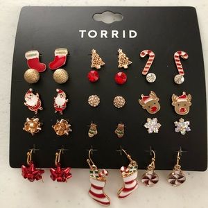 New TORRID Whimsy Christmas Earrings - 15 pair